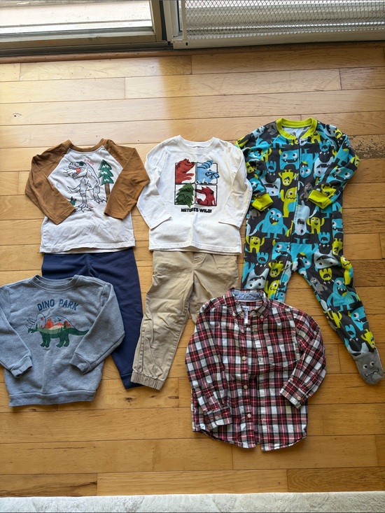 Carter's Other - 3T boys fall/winter lot of 7 pieces. Cute and fun prints and colors.